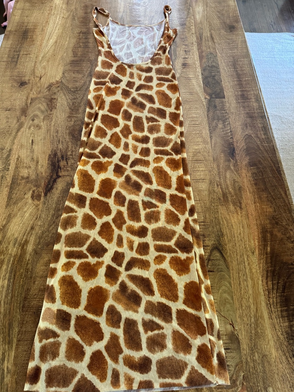 WeWoreWhat Mesh Scoop Maxi Slip Giraffe - Picture 3 of 4